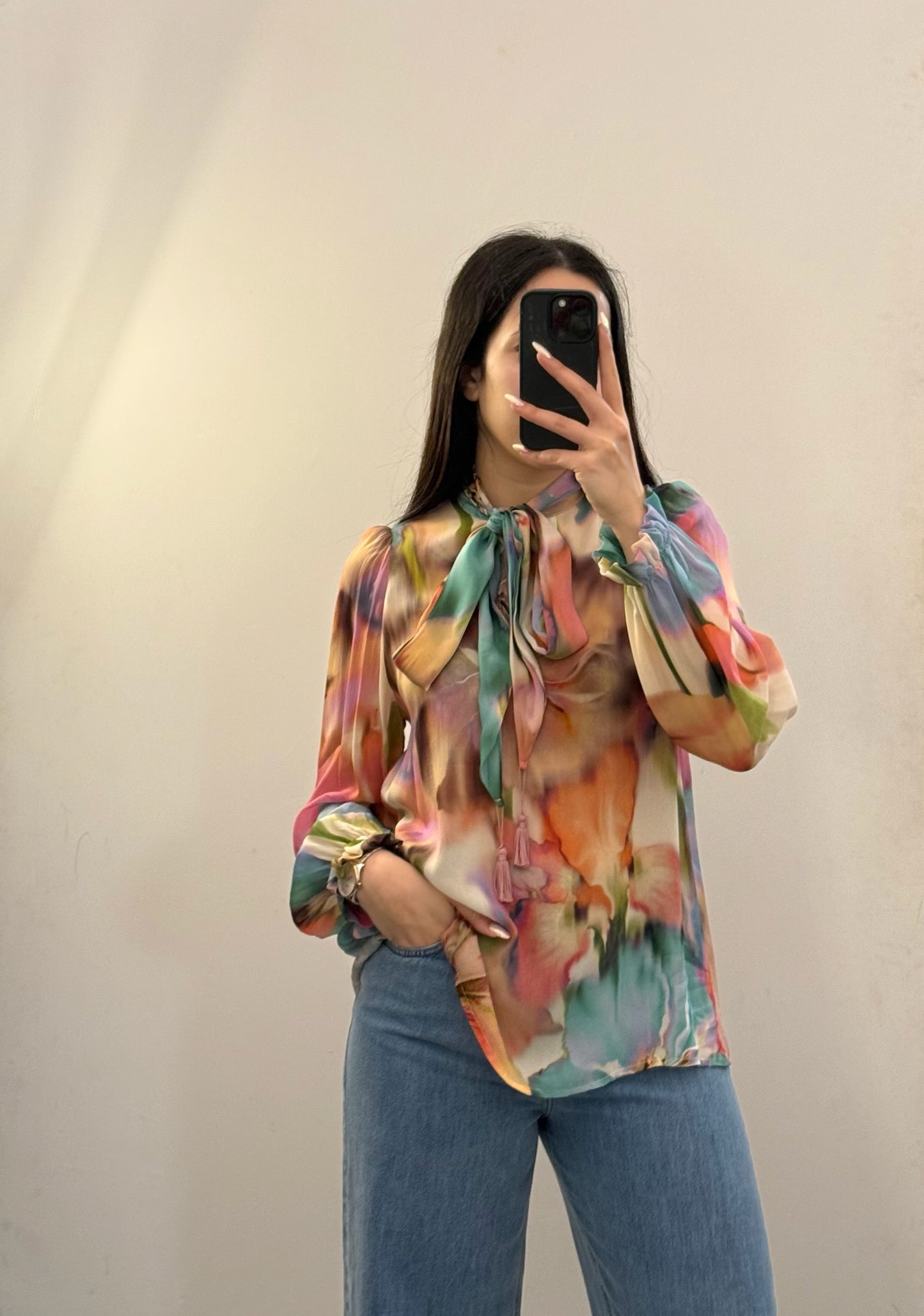 Dixie-Blusa con Fiocco
