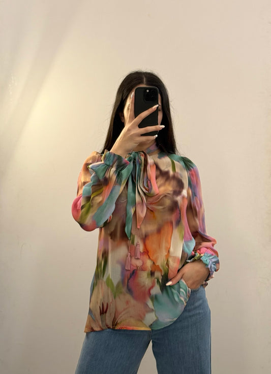 Dixie-Blusa con Fiocco